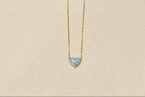 Enamel Heart Necklace