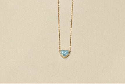 Enamel Heart Necklace