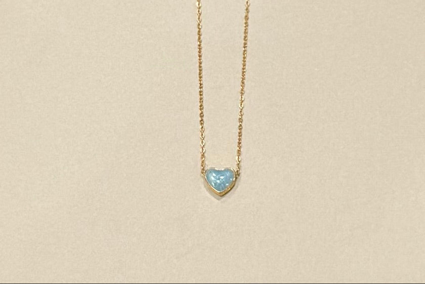 Enamel Heart Necklace