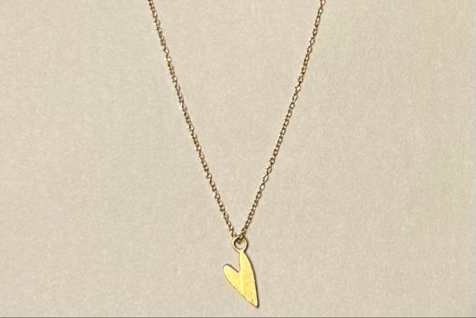 Dainty Gold Heart Necklace