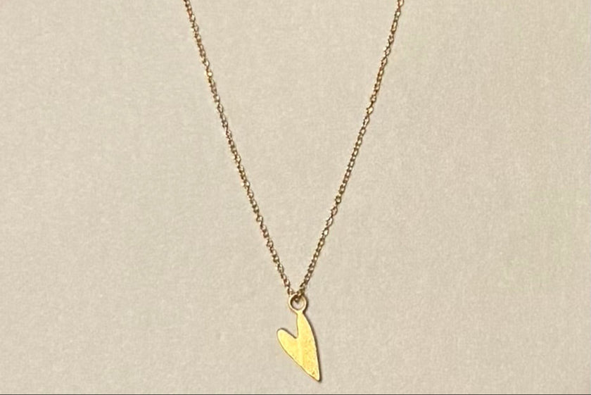 Dainty Gold Heart Necklace