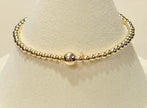 The Gold Filled 4mm Beaded Bracelet
