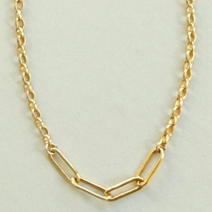 Gold Linked In Love Bracelet