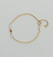 Gold Love In Letter Bracelet