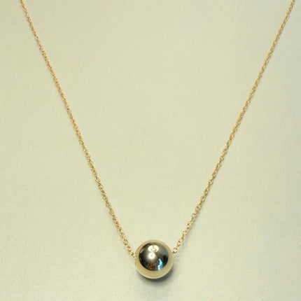 Gold Filled 8mm Bead Necklace