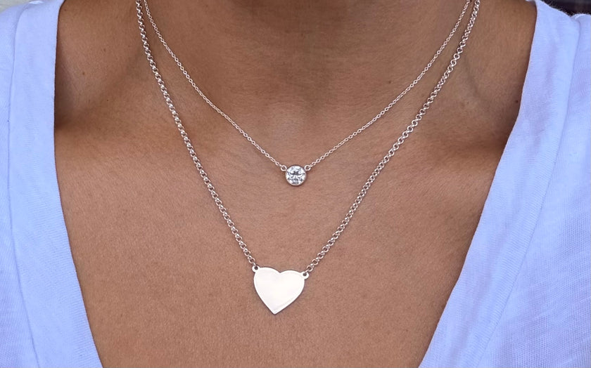 Sterling Silver Classic Heart