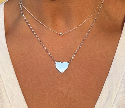 Sterling Silver 4mm Bead Necklace