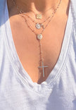 The Hammered Square Necklace
