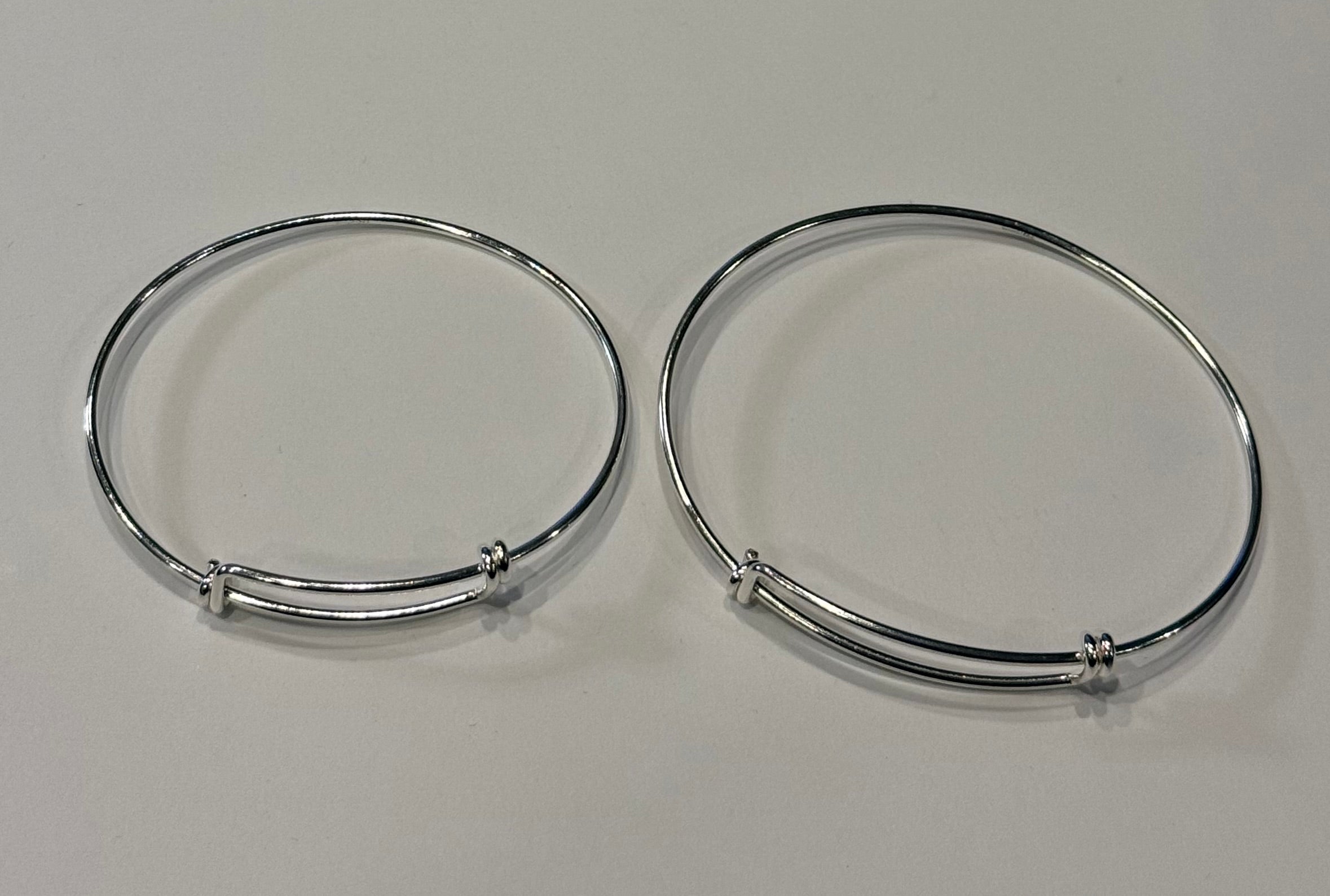 Saint Christopher Charm Wire Bracelet