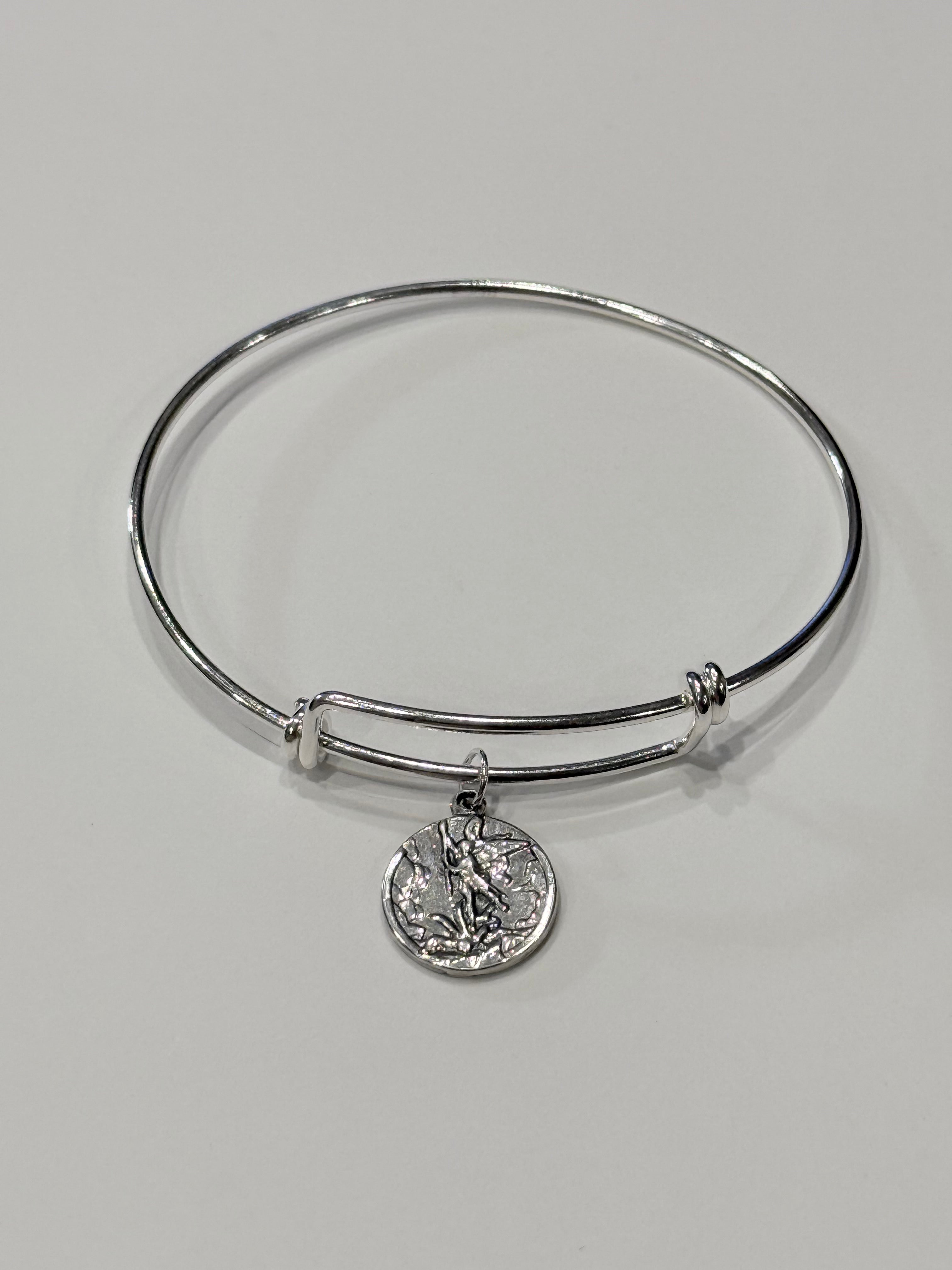 Saint Michael the Archangel Wire Bracelet