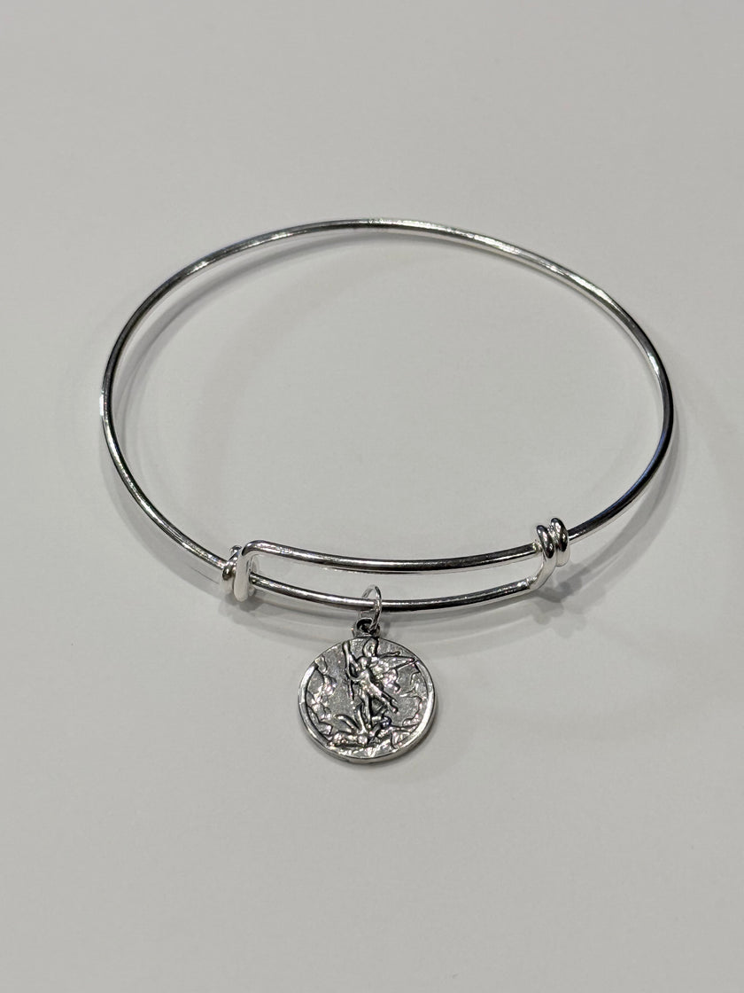 Saint Michael the Archangel Wire Bracelet