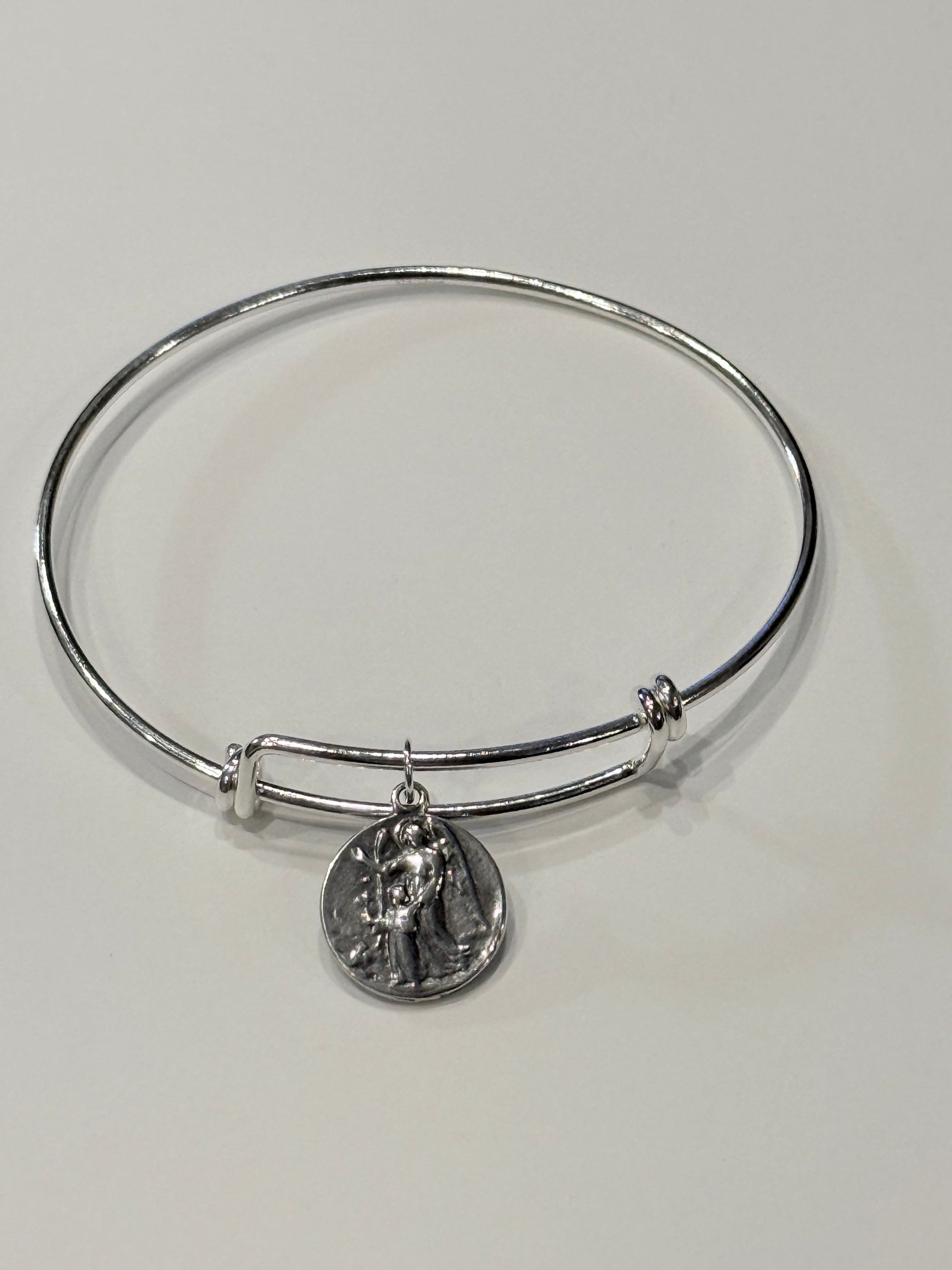 Saint Michael the Archangel Wire Bracelet