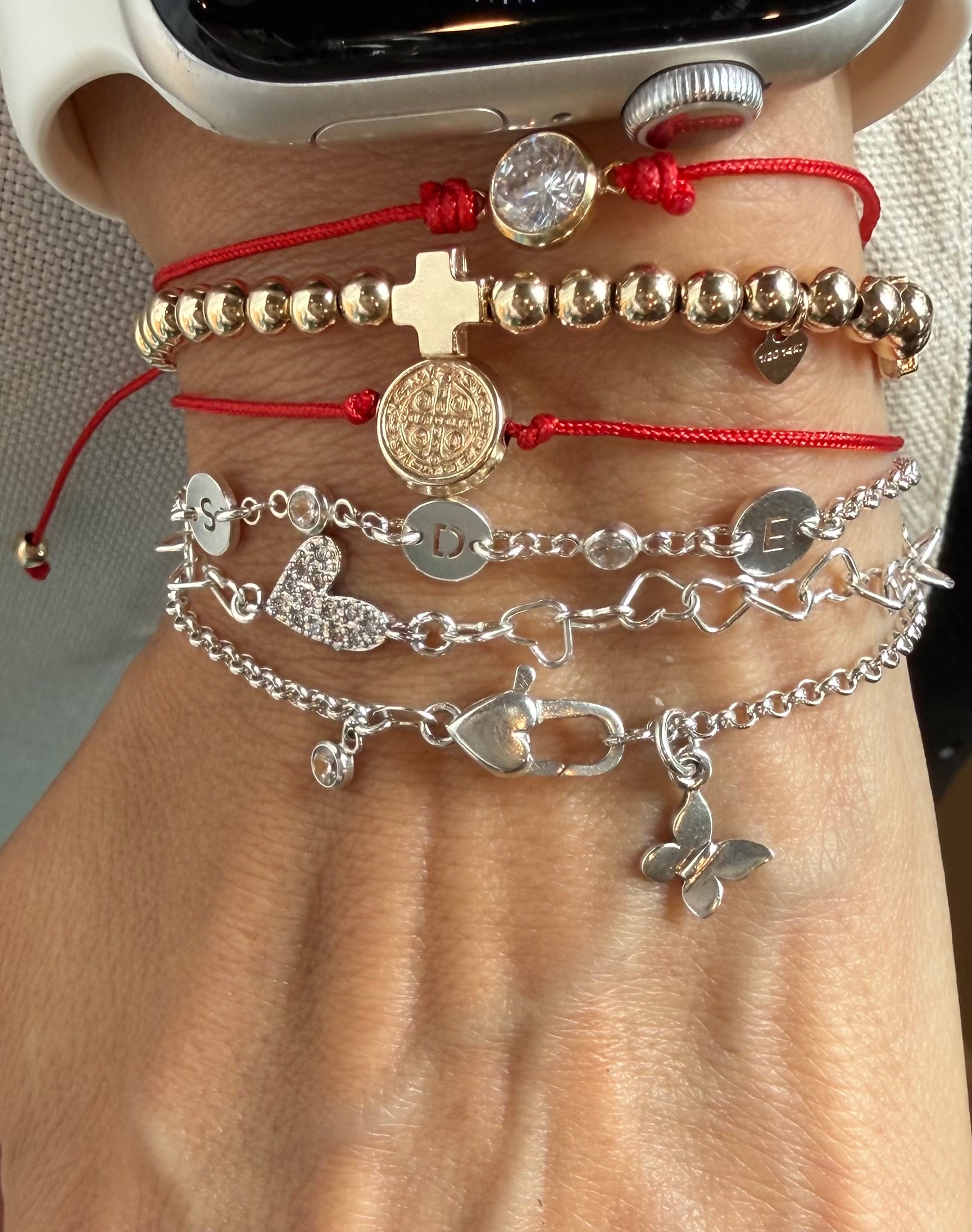 Sterling Initial Bracelet