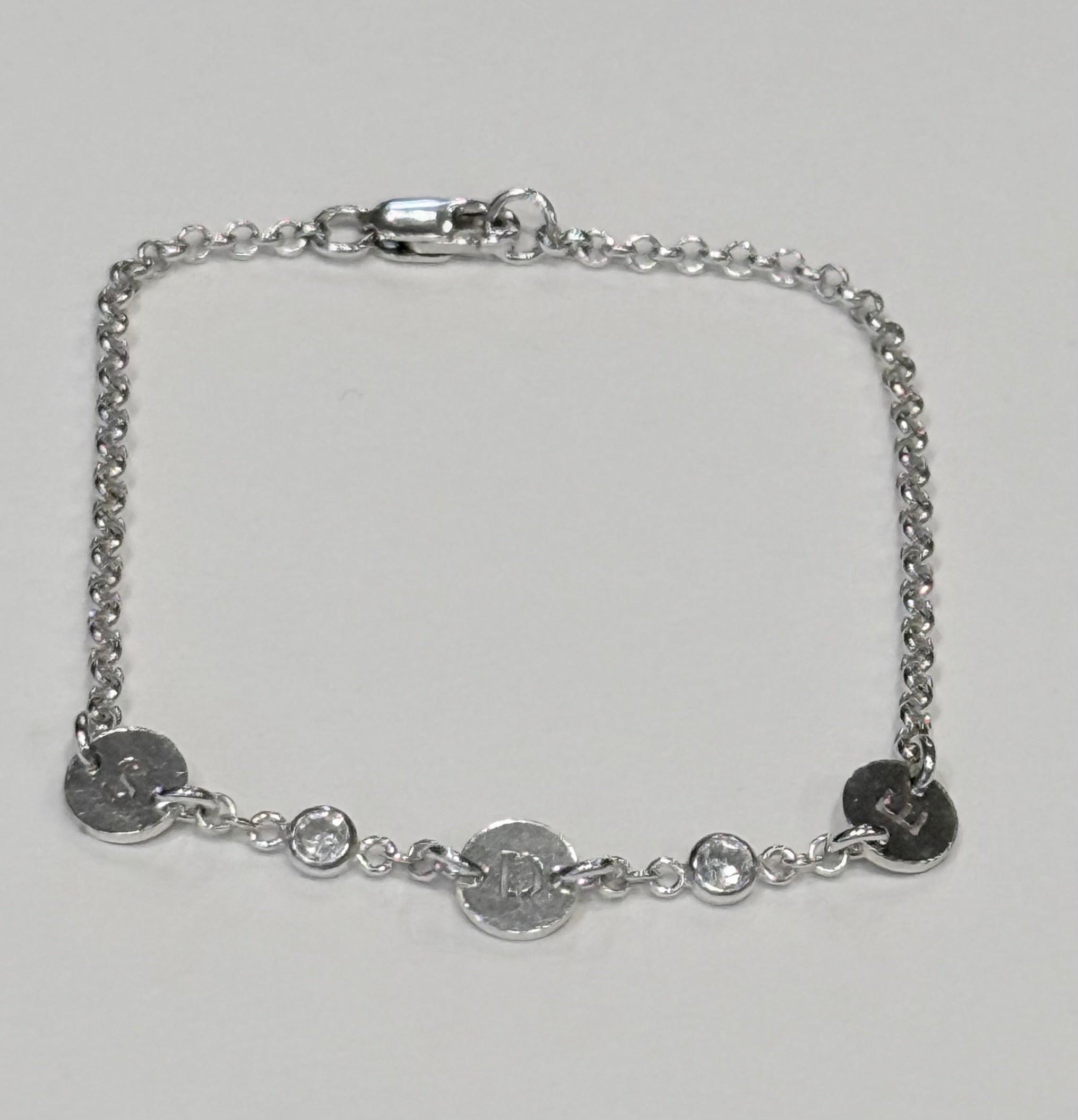 Sterling Initial Bracelet