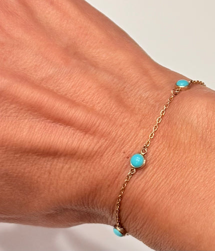 Dainty Turquoise Bracelet