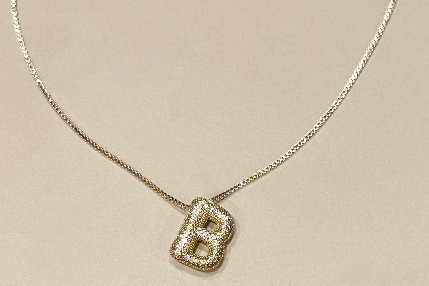 Balloon Letter Necklace