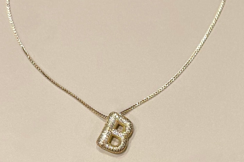 Balloon Letter Necklace