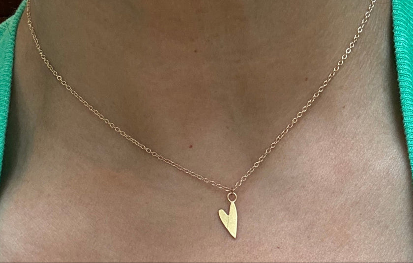 Dainty Gold Heart Necklace