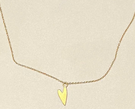 Dainty Gold Heart Necklace