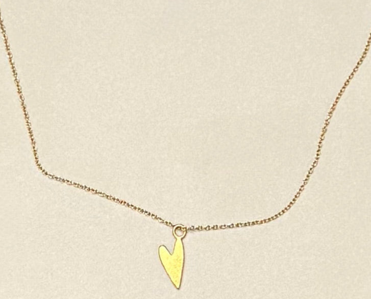 Dainty Gold Heart Necklace