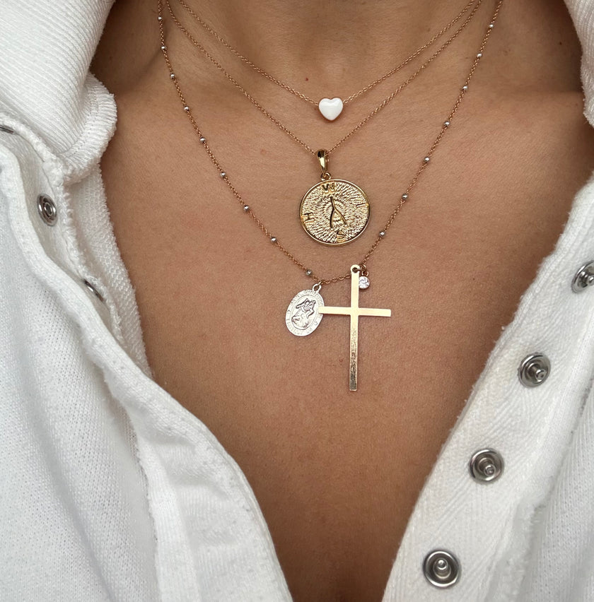 Enamel Heart Necklace