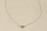 Sterling Silver Solitaire Necklace