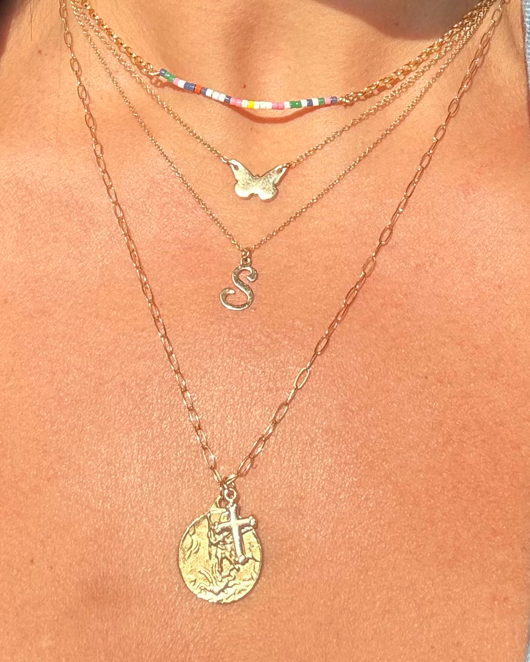 Summer Time Color Beaded Necklace