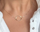 Golden Halo Necklace